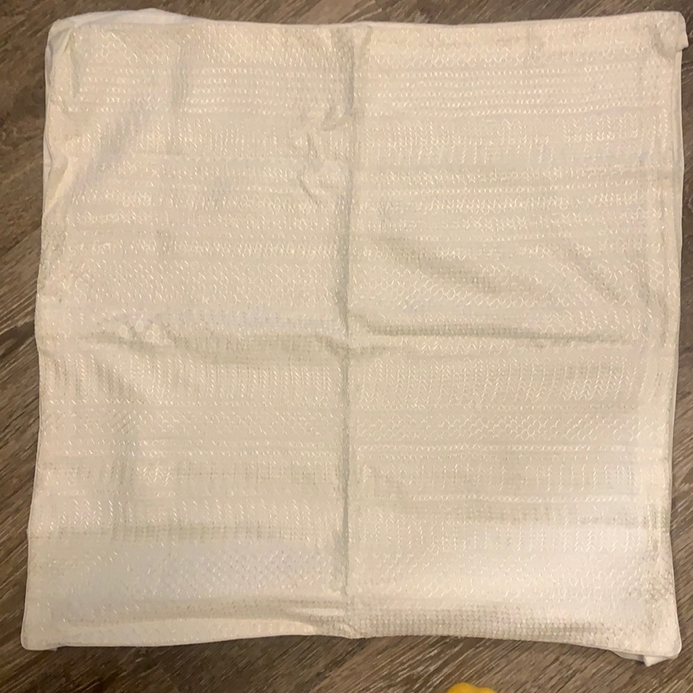 Ankasa Cotton 24” Euro Sham with detailed embroidery & invisible zipper closure